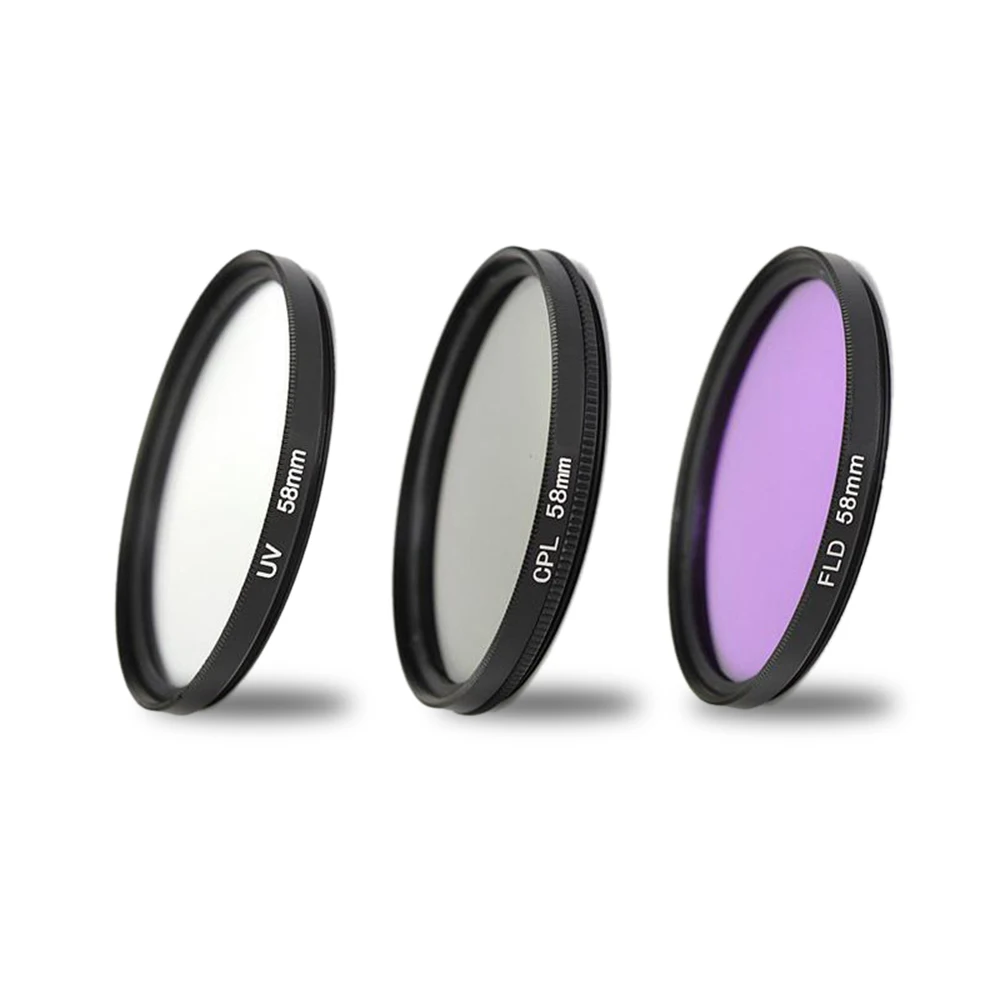 49 52 55 58 62 67 72 77 MM 매크로 클로즈업 필터 + 1 + 2 + 4 + 10 세트 + UV CPL FLD + ND2, 4, 8 카메라 렌즈 필터 + 후드, 캐논 니콘