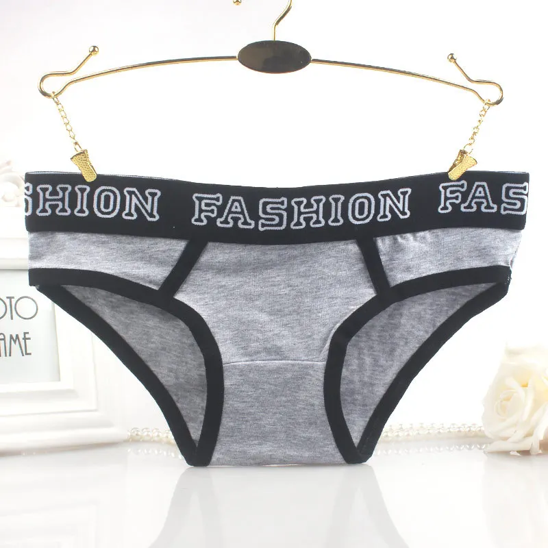 2018 New Brand Fashion Sexy Briefs Women's 100% Cotton Breathable Panties Underwear Women (23)