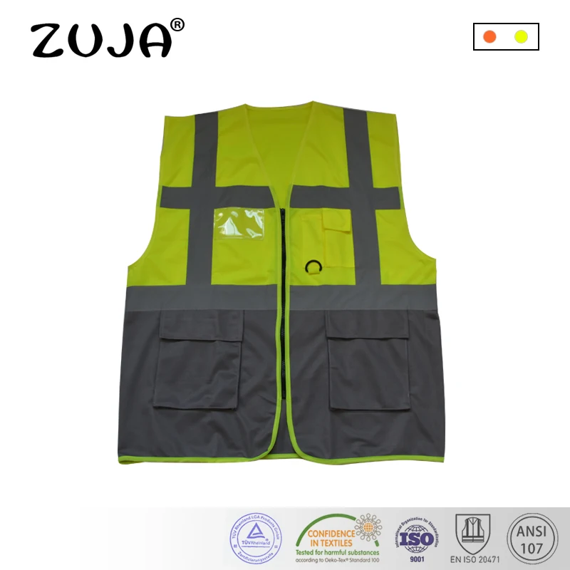 

Reflective Vest Safety Vest Colorful Hi-vis Knitted Workwear