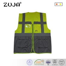 Reflective Vest Safety Vest Colorful Hi-vis Knitted Workwear