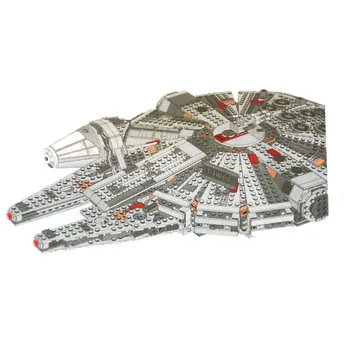 

1381PCS 10467 Force Awakens Millennium Falcon Toy Building Kit Set Kids Toy Clone 75105 Toys For Children