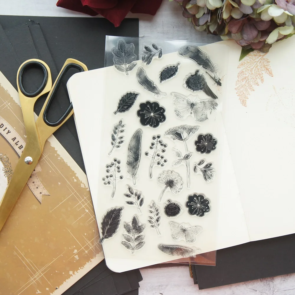 In spring the field flower Design Clear Transparent Stamp Silicone Stamps As Scrapbooking Decoration DIY Card Paper Gift Use | Дом и сад