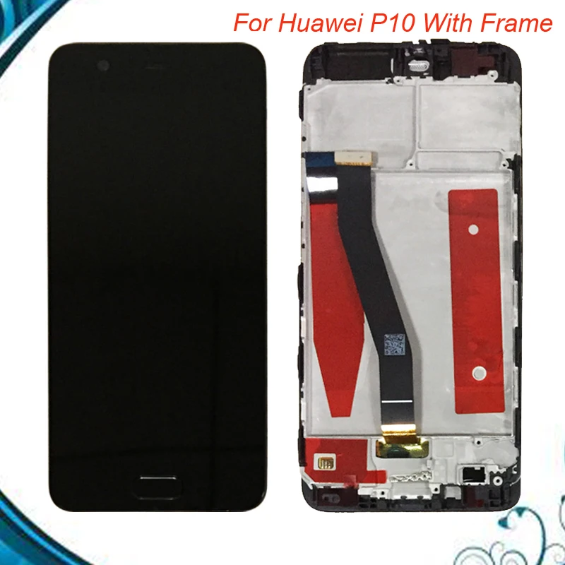 

For Huawei P10 LCD Display + Touch Screen Digitizer +Frame Assembly Replacement For VTR-AL00 VTR-L09 VTR-L29 VTR-TL00 IN Stock