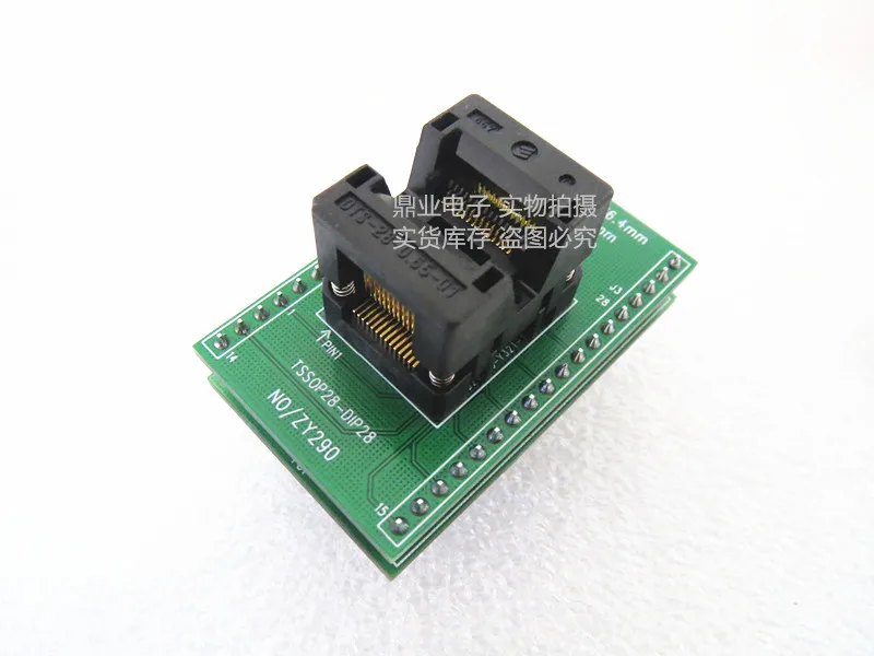 Opentop TSSOP28 ZY290C IC испытательный переходник для сиденья стенд на складе | Компьютеры