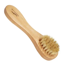 Горячее предложение! Распродажа! 1 шт. трава Дерево щетина для волос Очищение Лица Массажная щетка чистящий инструмент