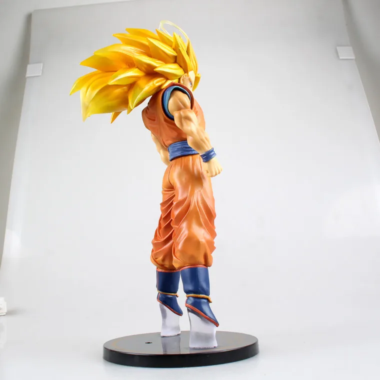 Anime Dargon Ball Z Son Goku SUPER SAIYA 3 Model PVC 12 Anime Dargon Ball Z Son Goku SUPER SAIYA 3 Model PVC 12