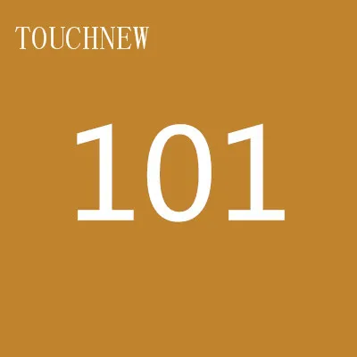 TOUCHNEW, 168 цветов, одиночные художественные маркеры, кисть, эскиз, на спиртовой основе, маркеры, двойная головка, манга, ручки для рисования, товары для рукоделия - Цвет: 101