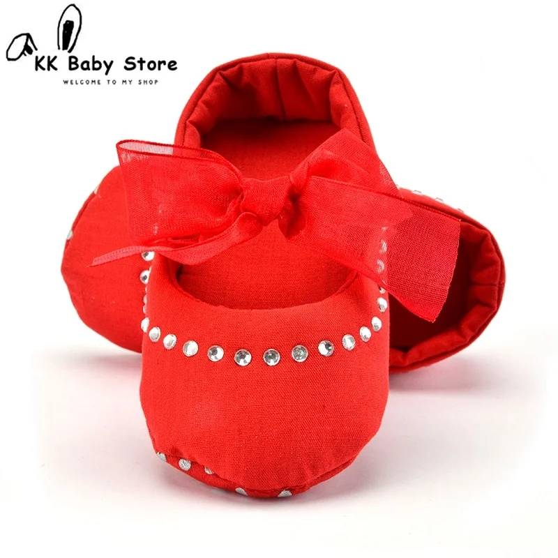 Flower Spring / Autumn Infant Baby Shoes Moccasins Newborn Girls Booties for Newborn 3 Color Available 0-18 Months