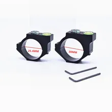 Металлический охотничий прицел пузырьковый уровень кольцо крепления 25,4 мм/30 мм прицел крепления кольцо уровня с компасом