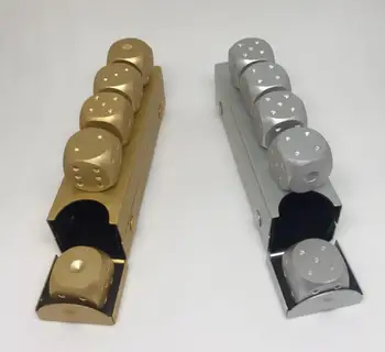 

Aluminum Dice Shape Whiskey Stones Rocks for Drinks Whisky Beer Wine Cooler Bar Ice Cube Bucket Wine Holder Travel accessories