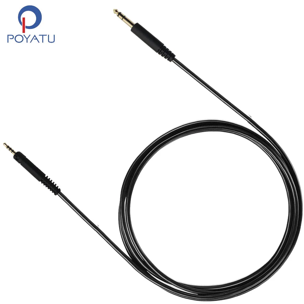 POYATU 1/4 дюйма 6,35 мм до 2,5 мм Сменный кабель для наушников для Sennheiser HD569 HD579 HD559 HD 599 шнур для наушников 10 футов 3 м кабель