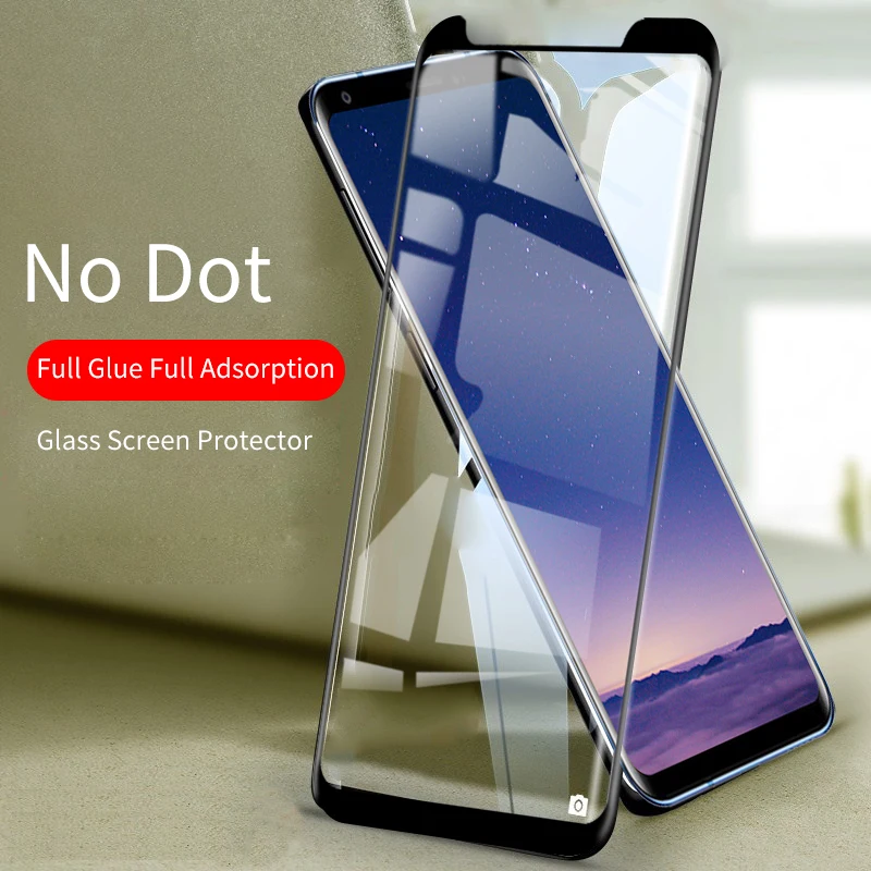Полный Клей протектор экрана для LG V30 + полный экран 3D изогнутый край 9H защитная