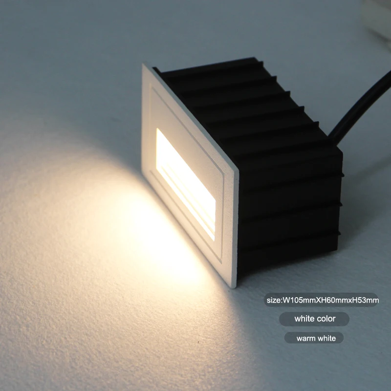 indoor and outdoor IP65 waterproof stair wall light, led step lamp 2W input AC85-265V warm,cool white