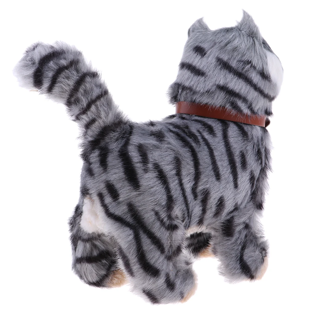 walking meowing cat toy