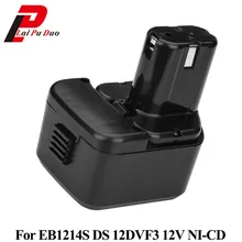 Аккумуляторная батарея для аккумуляторной батареи EB1212S EB1220BL EB1214L EB1230 12 В 2.0Ah Ni-CD EB1214S DS12DVF3