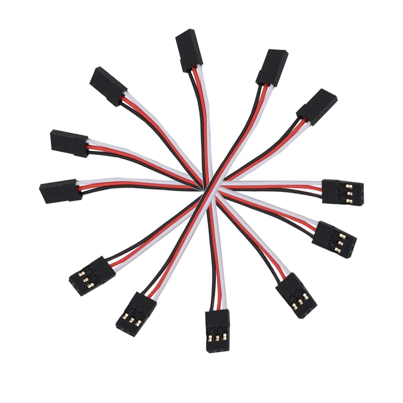 

5pcs 200mm 300mm 500mm 600mm Servo Extension Extend Cord Wire Cable Line for 4 axis connection Helicopter Futaba JR