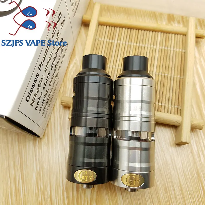 

Gevolution v2 rdta 23mm diameter 316 sprayer stainless steel 4ml capacity adjustable hookah Vape atomizer VS Giant V6S/V5S RTA