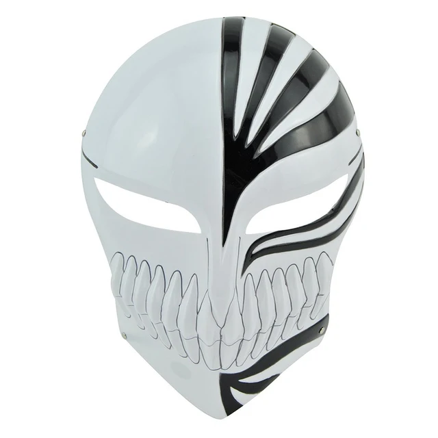 Buy XCOSER Bleach Kurosaki Ichigo Mask Black White PVC