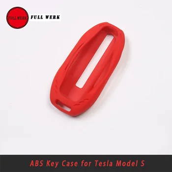 

1PC New ABS Car Key Case Cover Wrap Protector for Tesla Model S Model X Key Creative Shell with Screw Interior Decor Accessories