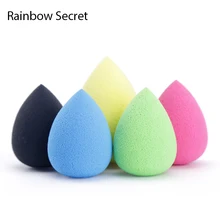 Красота косметический спонж Лицевая ГУБКА гладкой консилер Foundation порошок пуховка инструмент 1 шт