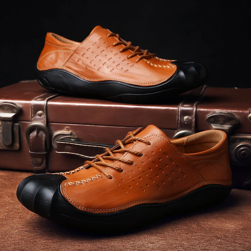 

CIMIM Brand Mens Shoes Genuine Leather 2019 New High Quality Luxury Casual Shoes For Men Comfortable Loafers Men Mocasines Hombr