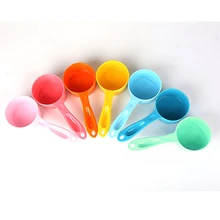 Супер ложка для корма для животных собака и кошка еда Хлеб Совок Лопата мерный стакан собака товары для домашних животных прямой круглый пищевой совок