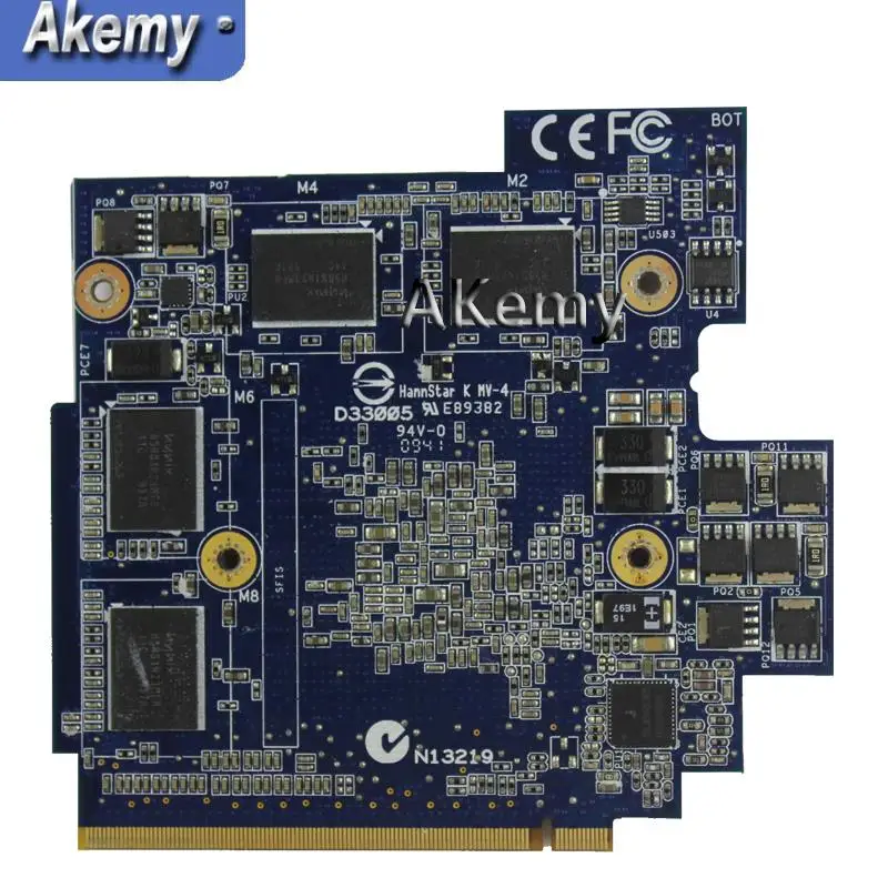 AKemy 60-NVZVG1000-A02 GTX 260 M GTX260M G92-751-B1 DDR3 1 Гб цифровая видео VGA для Asus G71G G71GX G72GX G51VX G61GX