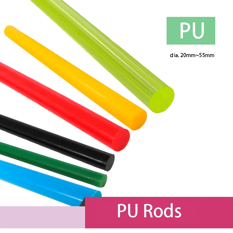 

500mm length PU nylon rods sticks Polyurethane rod stick dia. 20mm-55mm