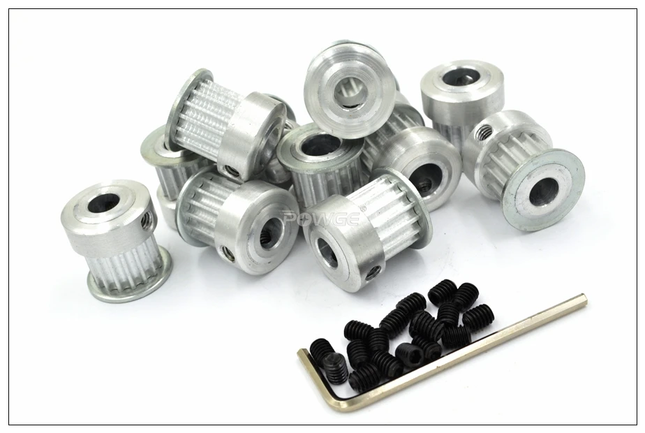 2 pces 20 dentes 3gt sincronismo polia 05