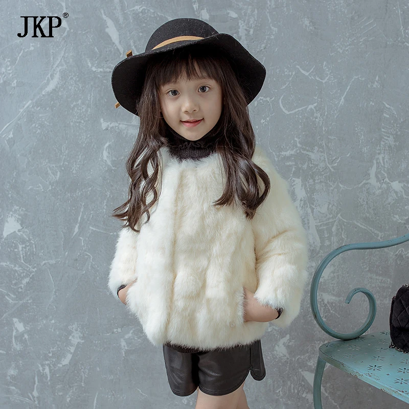 Buy Fashion Kids Girl Rabbit Fur Coat Winter Children