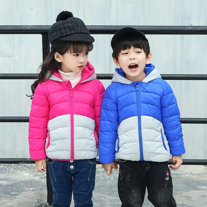 

Winter jacket for boy girl with a style of cute panda duck down fashion warm hooded coat for girls boys kids outerwear Children