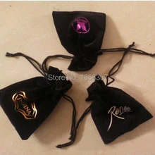 Высокое качество бархатный мешок с кулиской для ювелирных изделий подарочные аксессуары Косметика Ipone4 нефритовое кольцо травы сумки \ Подгонянные оптом