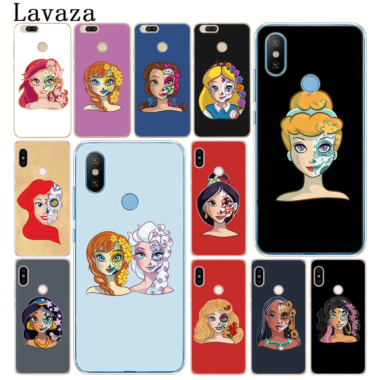 

Lavaza Skull Snow White Princess Hard Phone Shell Case for Xiaomi MI Redmi GO S2 6A 4A Plus Note 7 5 4 4X 6 Pro 5A Prime Cover
