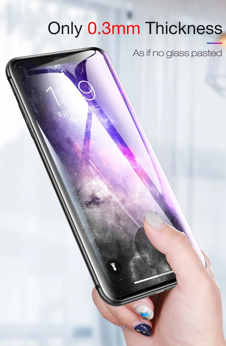 glass for iphone XS Plus screen protector (4)