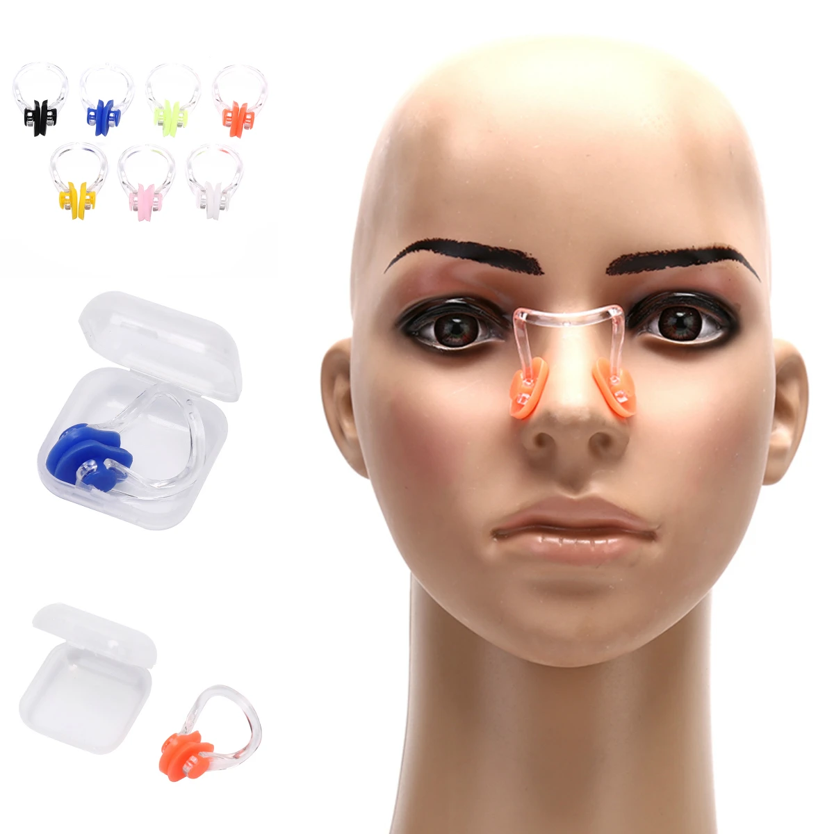 

Single Nose Clip Boxed Silicone Soft And Comfortable Adult Children Universal Swimming Beaches Waterproof Equipment Accessories