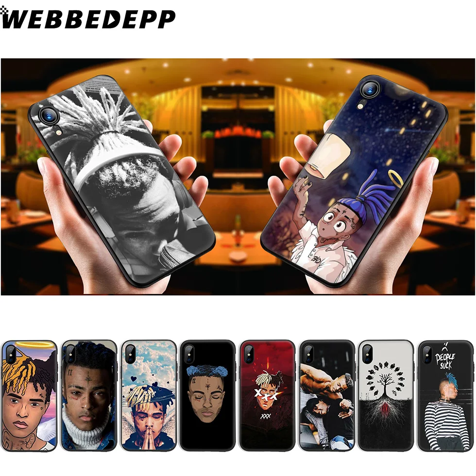 WEBBEDEPP Xxxtentacion Soft Silicone Case for iPhone 11 Pro Xr Xs Max X or 10 8 7 6 6S Plus 5 5S SE |
