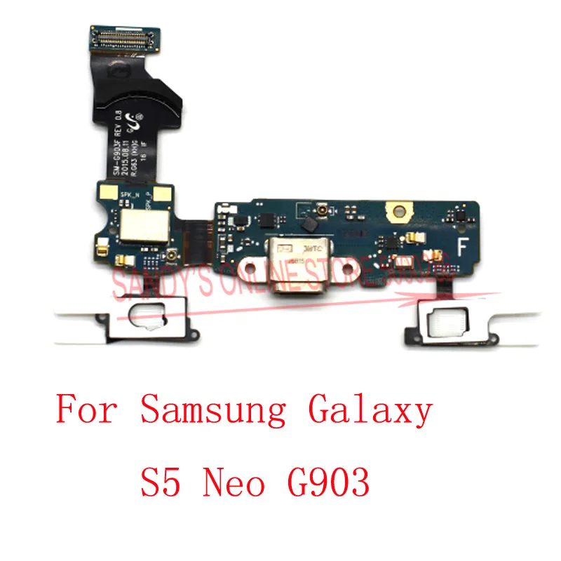 

10 PCS USB Charging Charge Port Dock Board Jack Plug Flex Cable For Samsung Galaxy S5 Neo S5neo G903 G903F SM-G903F Spare parts