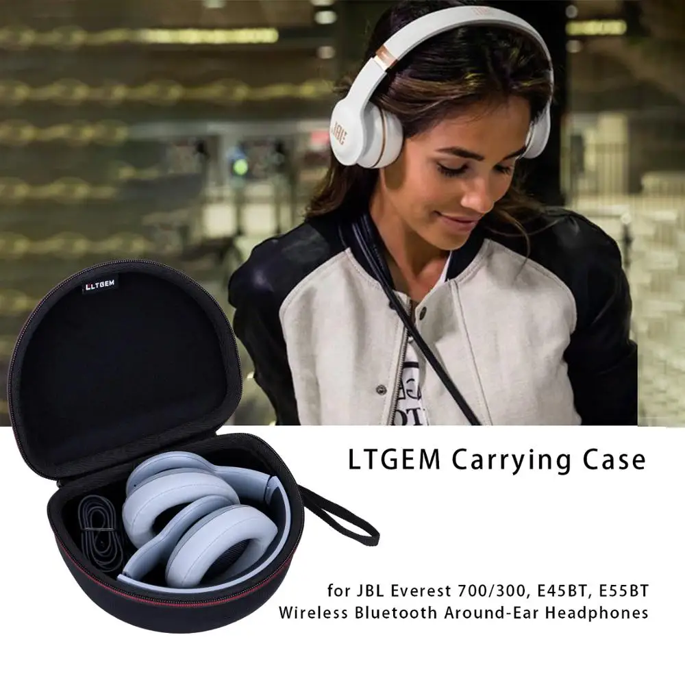 LTGEM EVA черный чехол для переноски JBL Everest 700/300 E45BT E55BT беспроводные Bluetooth
