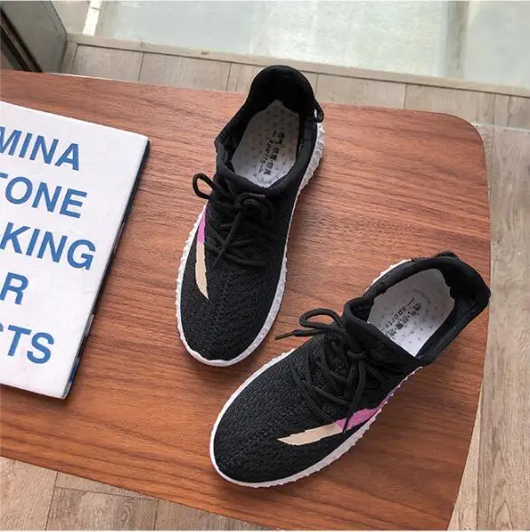 

YeddaMavis Black Coconut Shoes Stretch Cloth Shoes Women Shoes Women Sneakers Summer New Lace Up Womens Shoes Woman Trainers