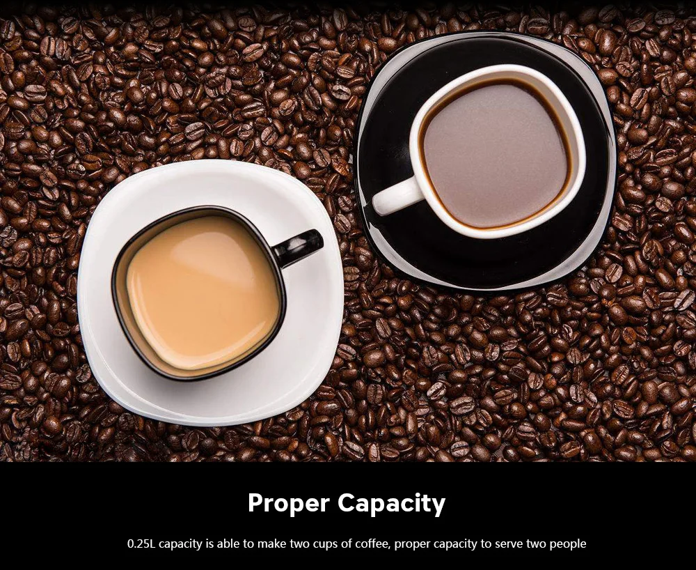 Edoolffe MD - 235 Coffee Maker with Ceramic Cups Filter Home Office
