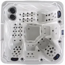 205 Роскошная гидромассажная Ванна с 2 шезлонгами для 5 человек