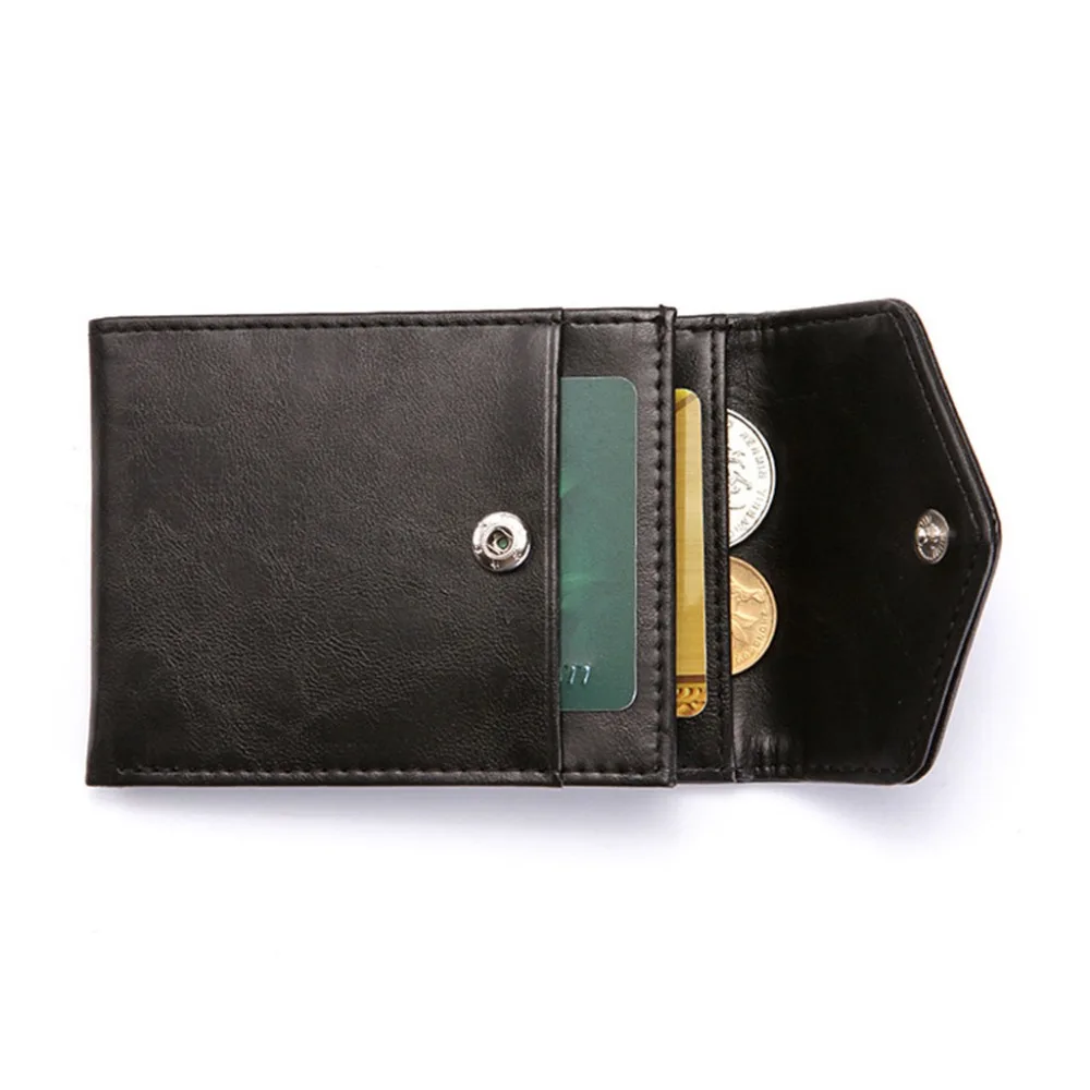 RFID Блокировка кожаный ID держатель кредитной карты бизнес Карманный чехол тонкий кошелек для мужчин женщин 11x1x7,8 см