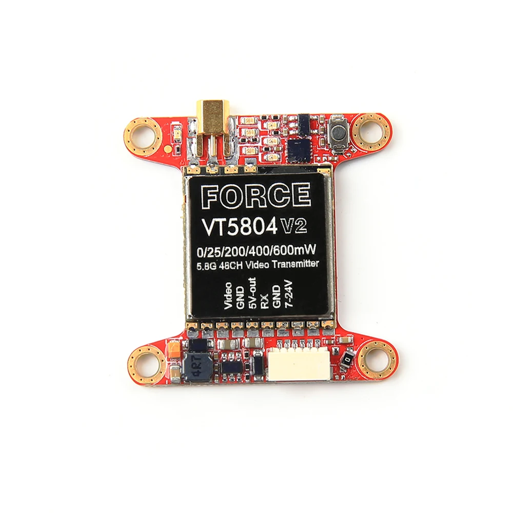 

iFlight Force 5.8G 48CH VT5804 V2 S.BUS 25mW 200mW 600mW switchable transmitter with MMCX adapter for FPV Racing Quadcopter