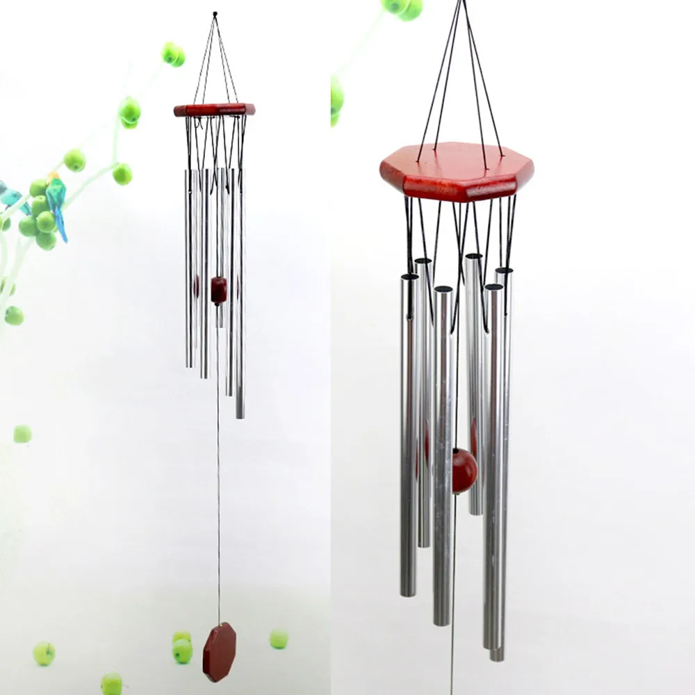 

Wind Chimes Aluminum Tubes Hanging Ornament Home Outdoor Garden Yard Decor fashion Outdoor Living Wind Chimes Yard Garden new