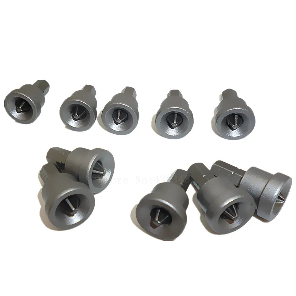 10pcs 25mm Depth Stop Plasterboard Screws Locating Screwdriver Bits Ph2