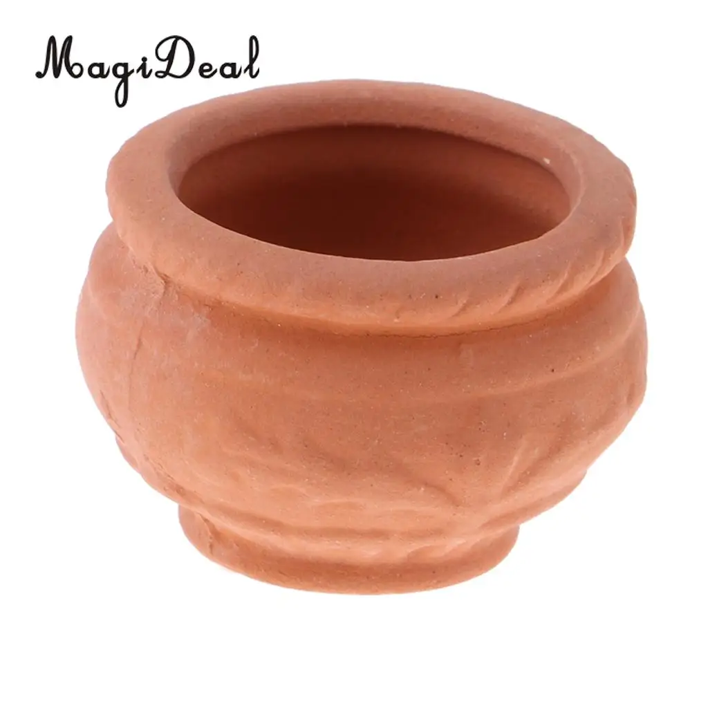 DIY Doll House Miniatures 1:12 Accessories Mini Flower Pot Fairy Garden Decoration