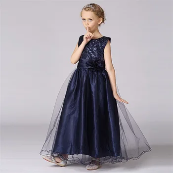

MQATZ Hot Party Dress Girl Lace Cute Ball Gown Dresses for Girls Sleeveless Solid O-neck Children `s Dress Europe Costume Kids