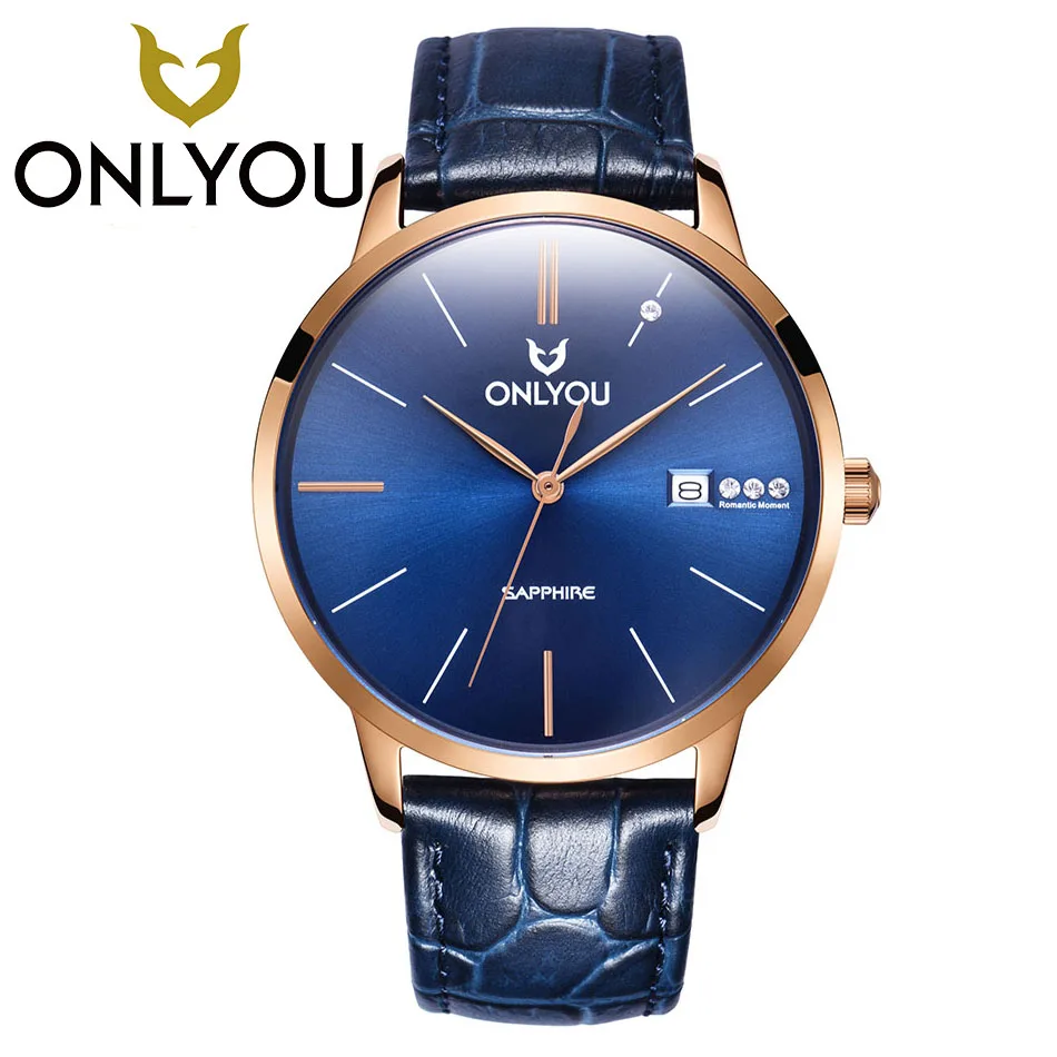 

ONLYOU Fashion Waterproof Sport Mens Watches Top Brand Luxury Quartz Watch Man 2017 Clock Male Hour Men's Watch Wholesale