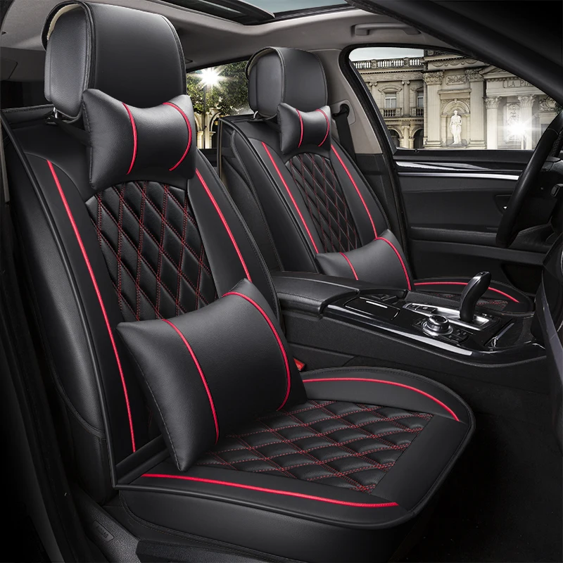 LUNDA Universal PU Leather car seat covers For Nissan Qashqai Note