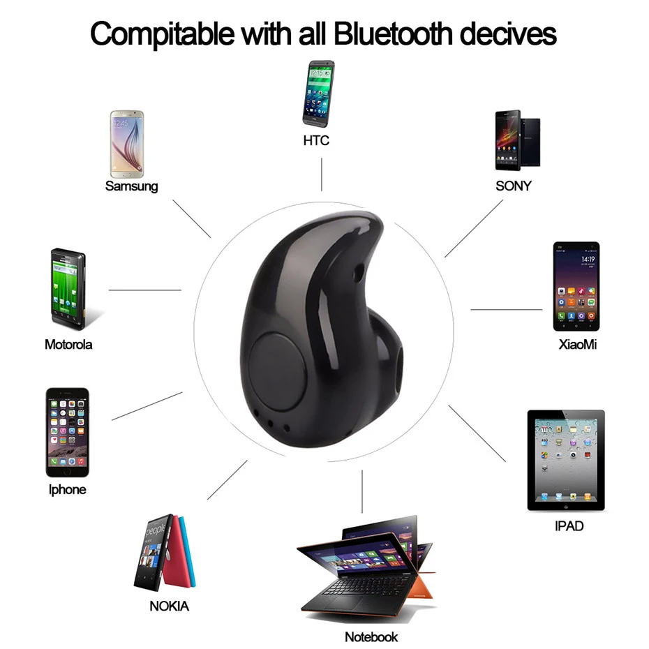 S530 мини беспроводные Bluetooth наушники, спортивные наушники с микрофоном, гарнитура, наушники для iPhone 8 X samsung